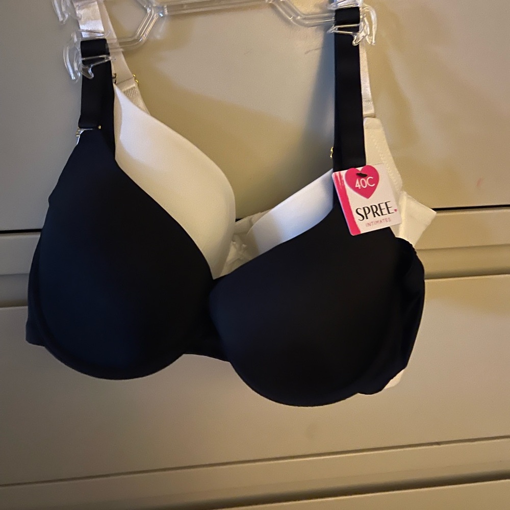 Women's Black and White Bra 2 pack